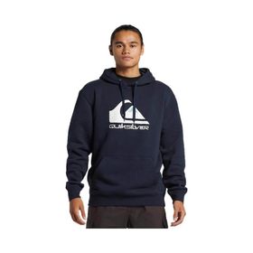 Quiksilver EQYFT03856 Lacivert Big Logo Hoodie Erkek Sweatshirt