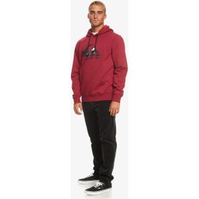 Quiksilver EQYFT04450-25333 Kırmızı Big Logo Hood Erkek Sweatshirt