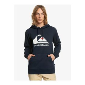 Quiksilver EQYFT04450-BYJ0 Lacivert Big Logo Erkek Kapüşonlu Sweatshirt