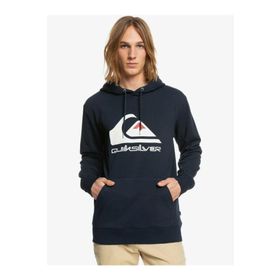 Quiksilver EQYFT04450-BYJ0 Lacivert Big Logo Erkek Kapüşonlu Sweatshirt