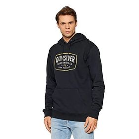 Quiksilver EQYFT04456 Siyah High Cloud Hood Erkek Sweatshirt