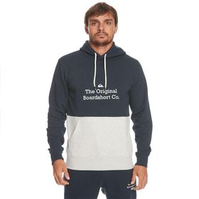 Quiksilver EQYFT04859 Mavi Emboss Hoodie Navy Blazer Erkek Polar