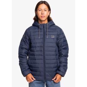 Quiksilver EQYJK04008 Scaly Hood Lacivert Erkek Kapüşon Yaka Ceket