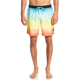 Quiksilver EQYJV03839 Everyday Faded Logo Voll Normal Bel Desenli Siyah Erkekşort Mayo 5002869473