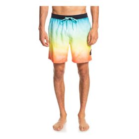 Quiksilver EQYJV03839 Everyday Faded Logo Voll Normal Bel Desenli Siyah Erkekşort Mayo 5002869473