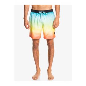 Quiksilver EQYJV03839 Everyday Faded Logo Voll Normal Bel Desenli Siyah Erkekşort Mayo 5002869473