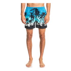 Quiksilver EQYJV03861 Everyday Paradise Volley Normal Bel Desenli Mavi Erkek Şort Mayo