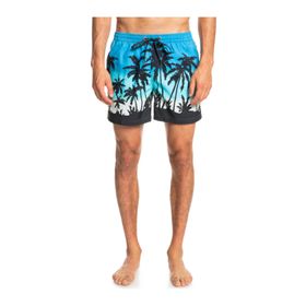 Quiksilver EQYJV03861 Everyday Paradise Volley Normal Bel Desenli Mavi Erkek Şort Mayo