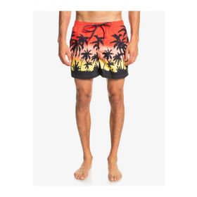 Quiksilver EQYJV03861 Everyday Paradise Volley Normal Bel Desenli Mavi Erkek Şort Mayo