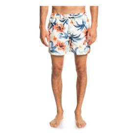 Quiksilver EQYJV03867 Everyday Garden Path Vol Normal Bel Desenli Bej Erkek Şort Mayo