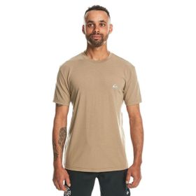 Quiksilver EQYKT04311-34054 Coastal Run Ss Erkek Kahverengi Günlük Stil T-Shirt