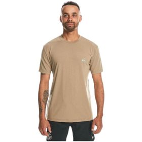 Quiksilver EQYKT04311-34054 Coastal Run Ss Erkek Kahverengi Günlük Stil T-Shirt