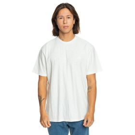 Quiksilver EQYKT04337 Slub Roundneck Beyaz Erkek T-shirt