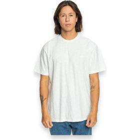 Quiksilver EQYKT04337 Slub Roundneck Beyaz Erkek T-shirt