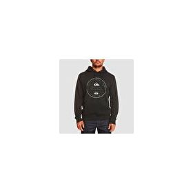 Quiksilver EQYSF03150 Siyah Circle Trim Hood Kapüşonlu Erkek Sweatshirt