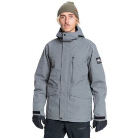 Quiksilver EQYTJ03266-SJE0 Mission Soli JK M SNJT Gri Erkek Outdoor Ceket