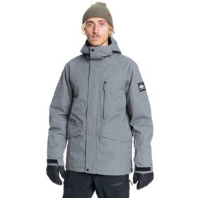 Quiksilver EQYTJ03266-SJE0 Mission Soli JK M SNJT Gri Erkek Outdoor Ceket