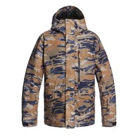 Quiksilver EQYTJ03267-CQW1 Kahverengi Mıssıon Prın Jk M Snjt Mix Erkek Mont
