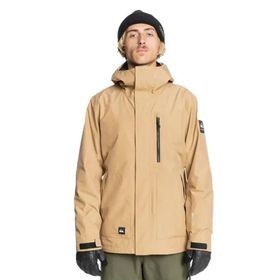 Quiksilver EQYTJ03322 Bej Mission Gore-Tex Erkek Su Geçirmez Snowboard Kar Montu