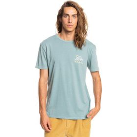 Quiksilver EQYZT06701 Slow Mover Ss Bisiklet Yaka Normal Kalıp Baskılı Mavi Erkek T-Shirt