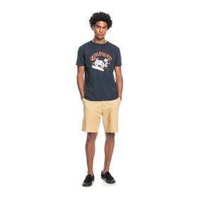 Quiksilver EQYZT06713 Rush Hour Ss Bisiklet Yaka Normal Kalıp Baskılı Kırmızı Erkek T-Shirt