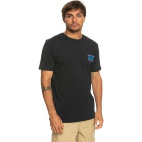 Quiksilver EQYZT07224 Warped Frames Siyah Erkek T-shirt