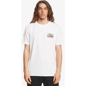 Quiksilver EQYZT07231 Retro Fade Beyaz Erkek T-shirt