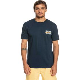 Quiksilver EQYZT07231 Retro Fade Lacivert Erkek T-shirt
