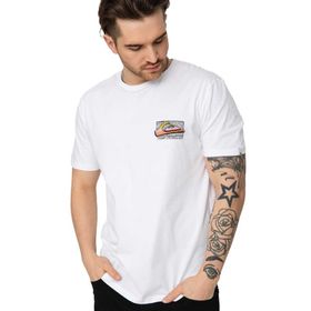 Quiksilver EQYZT07231-WBB0 Retrofade M Erkek Çok Renkli Günlük Stil T-Shirt