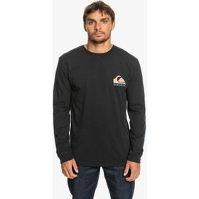 Quiksilver EQYZT07233 Omni Logo Long Sleeve Black Erkek T-shirt
