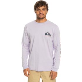 Quiksilver EQYZT07233 Omni Logo Long Sleeve Renkli Erkek T-shirt