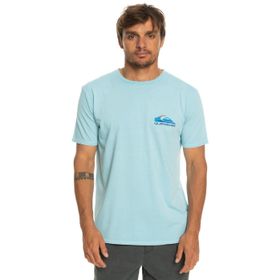 Quiksilver EQYZT07252-BGC0 Pastime Paradise Mavi Bisiklet Yaka Erkek T-shirt