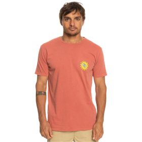 Quiksilver EQYZT07262 PLANETPOSITIVE M TEES Bisiklet Yaka Kırmızı Erkek T-shirt