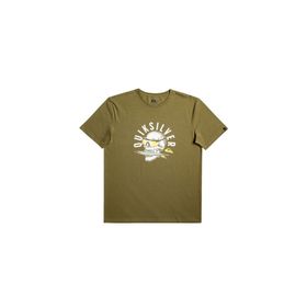 Quiksilver EQYZT07278-GPH0 Qsrockinskull M Erkek Çok Renkli Günlük Stil T-Shirt