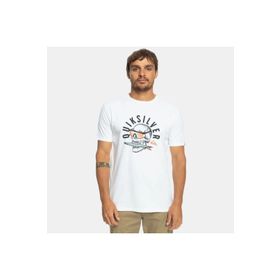 Quiksilver EQYZT07278-WBB0 Qsrockinskull Tees Beyaz Erkek T-shirt