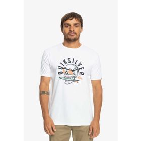 Quiksilver EQYZT07278-WBB0 Qsrockinskull Tees Beyaz Erkek T-shirt