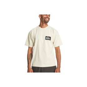 Quiksilver EQYZT07605-11492 Back Flash SS Bej Günlük Stil Erkek T-Shirt