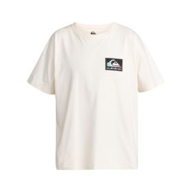 Quiksilver EQYZT07605-11492 Back Flash Ss Bej Krem Erkek T-shirt