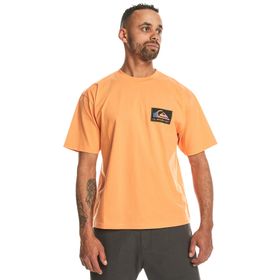 Quiksilver EQYZT07605-25178 Back Flash Ss Tangerine Erkek T-shirt