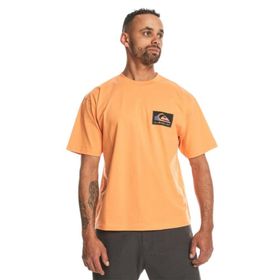 Quiksilver EQYZT07605-25178 Back Flash Ss Tangerine Erkek T-shirt