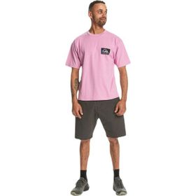 Quiksilver EQYZT07605 Back Flash Ss Lila Erkek T-shirt