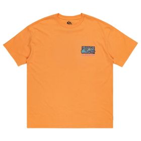 Quiksilver EQYZT07653-25178 Spin Cycle SS Turuncu Günlük Stil Erkek T-Shirt