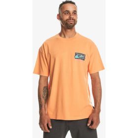 Quiksilver EQYZT07653-25178 Spin Cycle SS Turuncu Günlük Stil Erkek T-Shirt