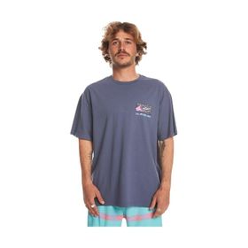 Quiksilver EQYZT07653 Spin Cycle Ss Mavi Erkek T-shirt