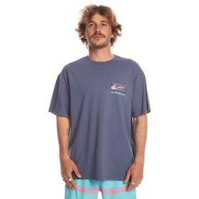 Quiksilver EQYZT07653 Spin Cycle Ss Mavi Erkek T-shirt