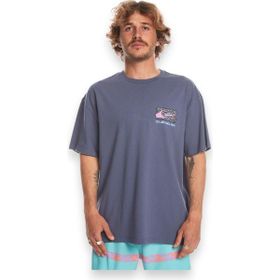 Quiksilver EQYZT07653 Spin Cycle Ss Mavi Erkek T-shirt