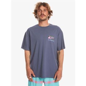 Quiksilver EQYZT07653 Spin Cycle Ss Mavi Erkek T-shirt