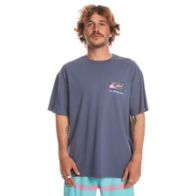 Quiksilver EQYZT07653 Spin Cycle Ss Mavi Erkek T-shirt