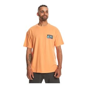 Quiksilver EQYZT07653 Spin Cycle SS Turuncu Erkek T-shirt