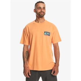 Quiksilver EQYZT07653 Spin Cycle SS Turuncu Erkek T-shirt